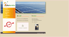 Desktop Screenshot of ekotermika.be